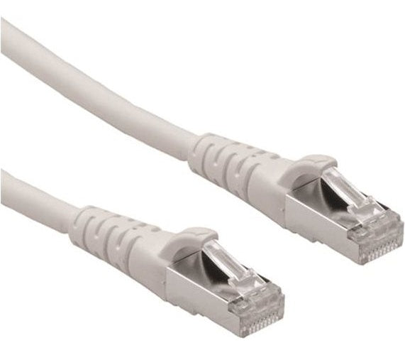 ROLINE - Patch-Kabel - RJ-45 (M) bis RJ-45 (M) - 15 m - SFTP - CAT 6a - Grau (21.15.2808) - 7611990153008 - image 1