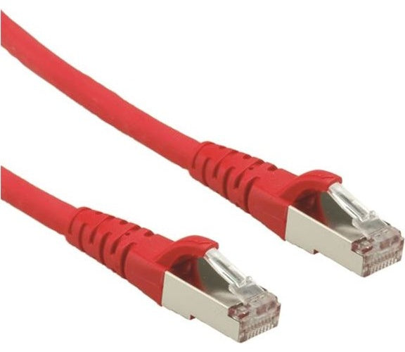 ROLINE - Patch-Kabel - RJ-45 (M) bis RJ-45 (M) - 20 m - SFTP - CAT 6a - red (21.15.2819) afbeelding 1