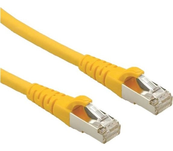 ROLINE - Patch-Kabel - RJ-45 (M) bis RJ-45 (M) - 15 m - SFTP, PiMF - CAT 6a - Gelb (21.15.2828) afbeelding 1
