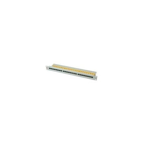 ROLINE Kat. 6 / Class E 48,30cm (19")-Patchpanel, 24P, ungeschirmt, lichtgrau (26.11.0355) afbeelding 1