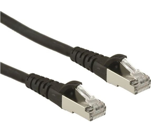ROLINE - Patch-Kabel - RJ-45 (M) bis RJ-45 (M) - 15 m - SFTP, PiMF - CAT 6a - Schwarz (21.15.2858) afbeelding 1