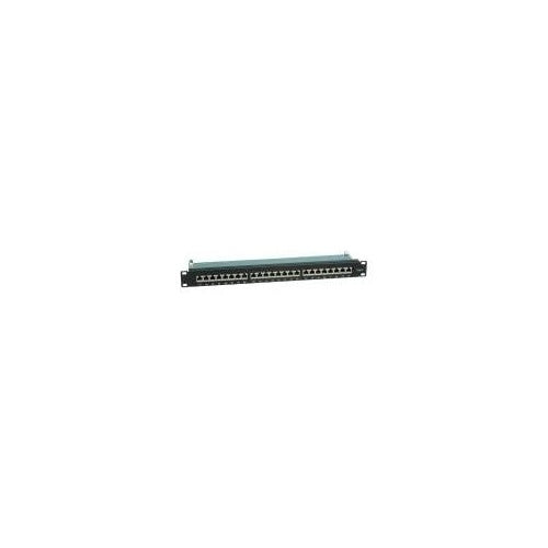 VALUE Kat.6 48,30cm (19")-Patchpanel, 24 P, geschirmt, schwarz (26.99.0353) afbeelding 1