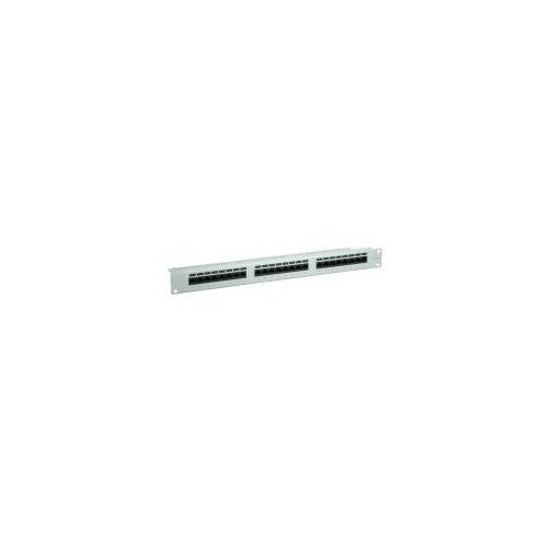 VALUE Kat. 6 / Class E 48,30cm (19")-Patchpanel, 24P, ungeschirmt, grau (26.99.0355) afbeelding 1