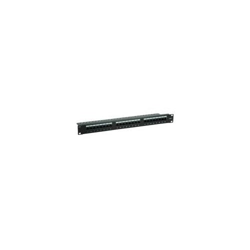 VALUE Kat. 6 / Class E 48,30cm (19")-Patchpanel, 24P, ungeschirmt, schwarz (26.99.0362) afbeelding 1