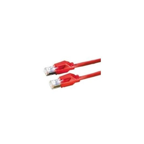 Dätwyler - Patch-Kabel - RJ-45 (M) bis RJ-45 (M) - 10 m - SSTP-Kabel - CAT 6 - halogenfrei - Rot afbeelding 1