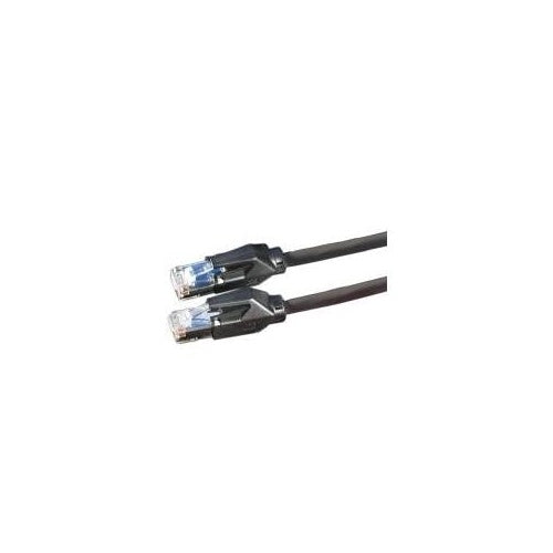 Dätwyler DATWYLER - Patch-Kabel - RJ-45 (M) - RJ-45 (M) - 15 m - SSTP-Kabel - CAT 6 - halogenfrei - Schwarz (21.05.0155) afbeelding 1