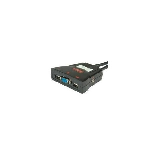 ROLINE KVM-Switch 'Star' 2 PCs, VGA, USB, Audio (14.01.3234) afbeelding 1