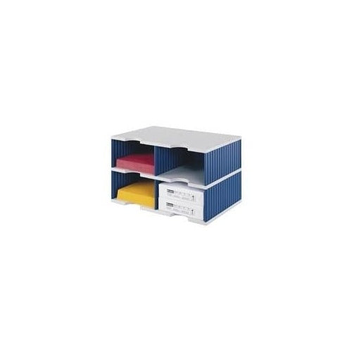 styrodoc duo Dateiablagebox Polystyrol Blau - grey (268-0222.38) afbeelding 1