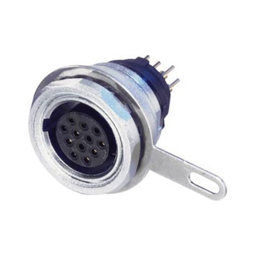 Neutrik Rundstecker Buchse, Einbau vertikal Serie (Rundsteckverbinder): miniCON Gesamtpolzahl: 12 MPF12-V 1 St. (MPF12-V) afbeelding 1