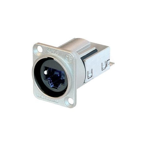 Neutrik EtherCon® RJ45 CAT6 Einbaubuchsen Buchse, Einbau NE8-FDY0-C6 Pole: 8P8C NE8-FDY0-C6 Nickel NE8-FDY0-C6 1 St. (NE8-FDY0-C6) afbeelding 1