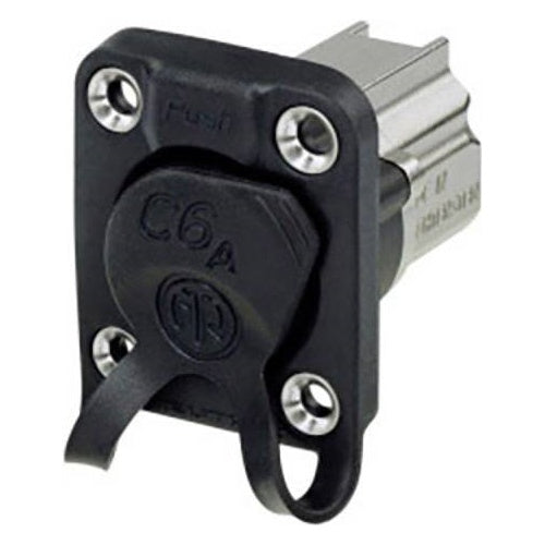 Neutrik NE8FDX-Y6-W Drahtverbinder RJ-45 Aluminium - Schwarz (NE8FDX-Y6-W) afbeelding 1