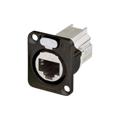 Neutrik RJ45 Datensteckverbinder etherCON D Serie Buchse, gerade Pole: 8P8C NE8FDX-P6-B Schwarz NE8FDX-P6-B 1 St. (NE8FDX-P6-B) afbeelding 1