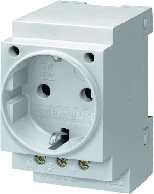 Siemens DIN Rail Safety Socket - Industrial Use - 5TE6800