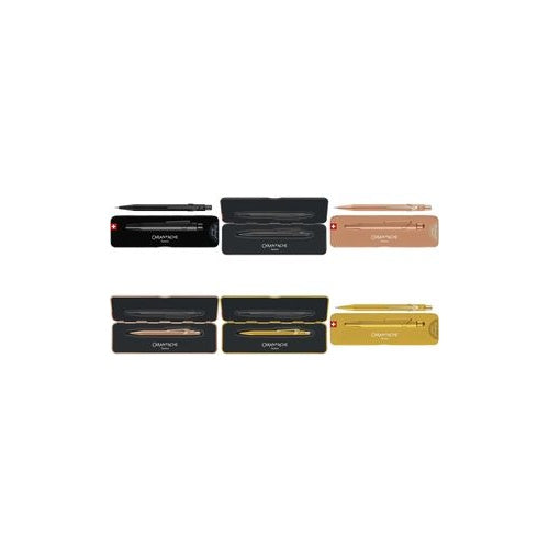 CARAN D'ACHE Druckbleistift 844 Brut Rosé, 0,7 mm, roségold sechseckiger Schaft aus Aluminium, roségoldfarbene - 1 Stück (844.997) afbeelding 1