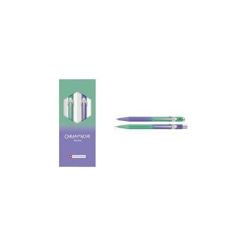 CARAN D'ACHE Schreibgeräte-Set BOREALIS, grün / violett Inhalt: 1 Kugelschreiber, Strichstärke: M, - 1 Stück (8490.703) afbeelding 1