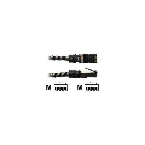 PatchSee PCI6Patch - Patch-Kabel - RJ-45 (M) - RJ-45 (M) - 4,9m - FTP - CAT 6a - halogenfrei, mit Knickschutz - black (PCI6-F/16) afbeelding 1