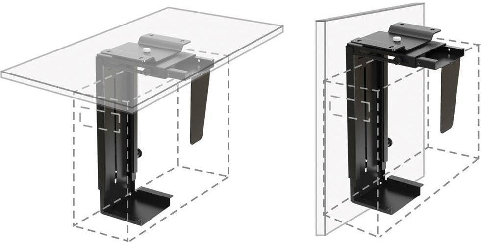 Value 17.99.1501 All-in-One PC/Workstation Halterungen/ Ständer 10 kg Schwarz (17.99.1501) afbeelding 1