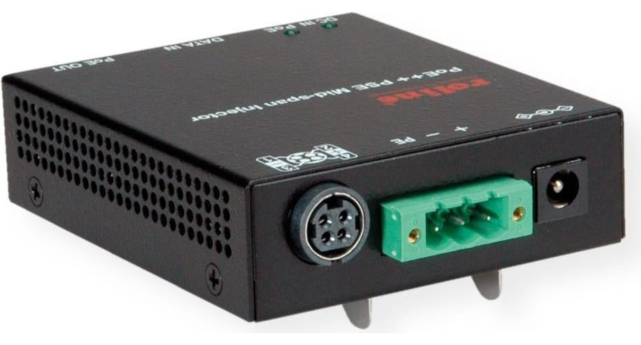 ROLINE 21.13.1202 - Gigabit Ethernet - 10,100,1000 Mbit/s - IEEE 802.3af,IEEE 802.3at - 45 - 57 V - 90 W - 85 mm (21.13.1202) afbeelding 1
