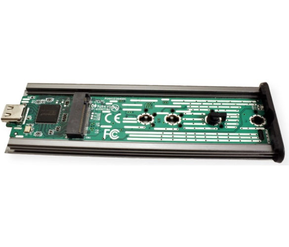 ROLINE 16.01.4147 Speicherlaufwerksgehäuse SSD-Gehäuse Aluminium - Schwarz M.2 (16.01.4147-10) afbeelding 1