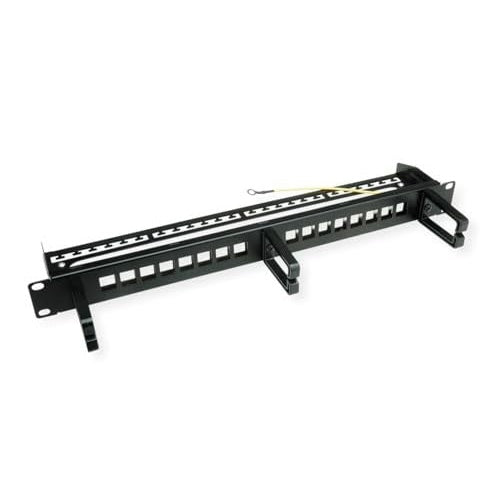 ROLINE 48,30cm (19")-Keystone-Modulträger 16 Ports geschirmt schwarz (26.11.0363) - 7630049627017 - image 6