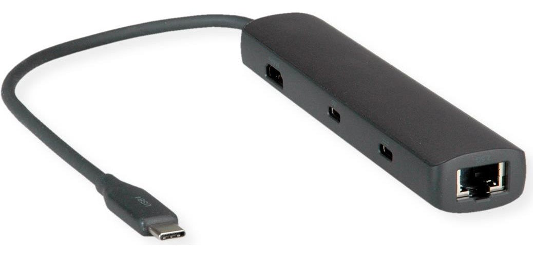 ROLINE USB4-C Dock HDMI+2.5GbE+ 2xA+1xC+1xC PD 40G 8K - Digital/Daten - Digital/Display/Video (12.02.1124) afbeelding 1
