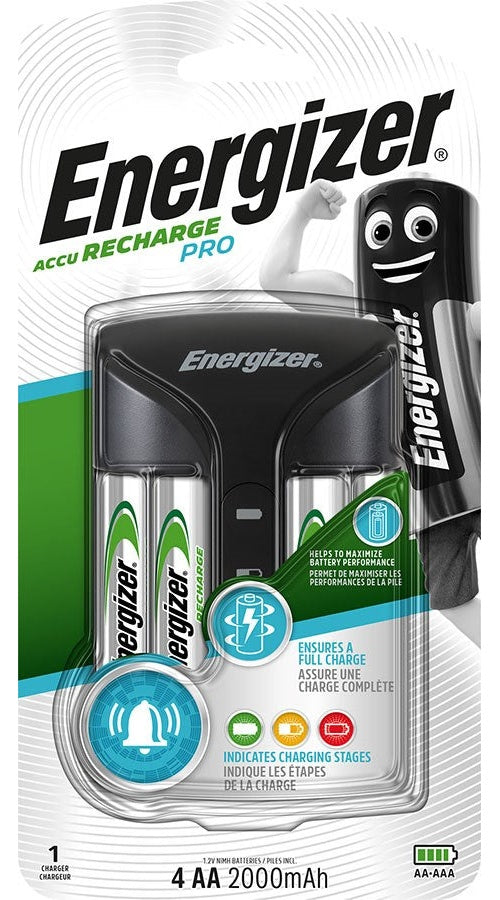 Energizer Akkuladegerät Pro Charger E300696604 +4x2400mAh - 7638900398373 - image 1