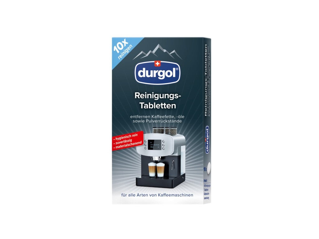 Durgol Cleaning Tablets for Coffee Machines Pack of 10