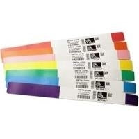 Zebra Z-Band Splash Yellow Wristband Labels 25.4x254mm 350 Labels (10012717-2K)