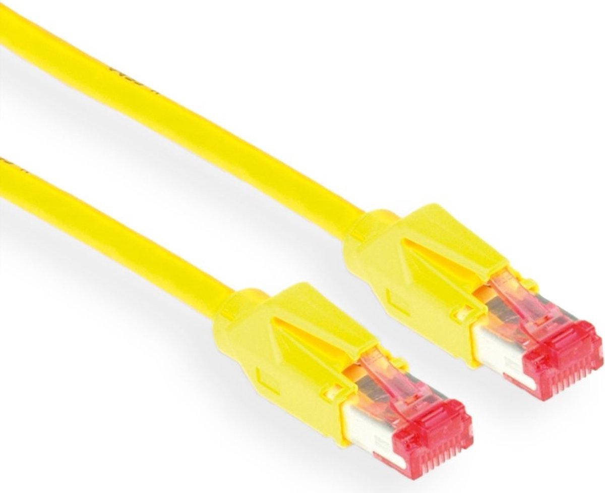 DRAKA S/FTP Patch Cable Cat. 6 H, 10 m, Yellow