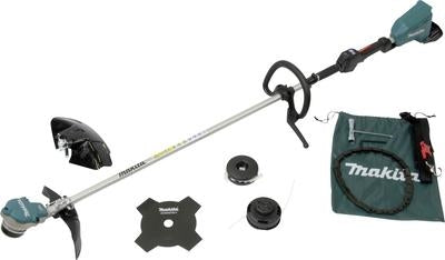 Makita DUR368LZX3 Cordless Brushcutter, 2 x 18V Batteries, Max Cutting Width 350 mm