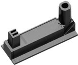 Bachmann Power Strip Mounting Clamp - Stainless Steel - Pack of 2