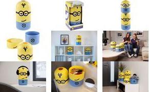 keeeper Storage Box Minions "Kevin" 10 L Blue/Yellow Round 1117222035600