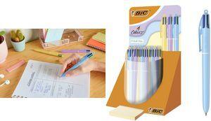 BIC Ballpoint Pen 4 Colours Pastel, 30-piece Display, 517319