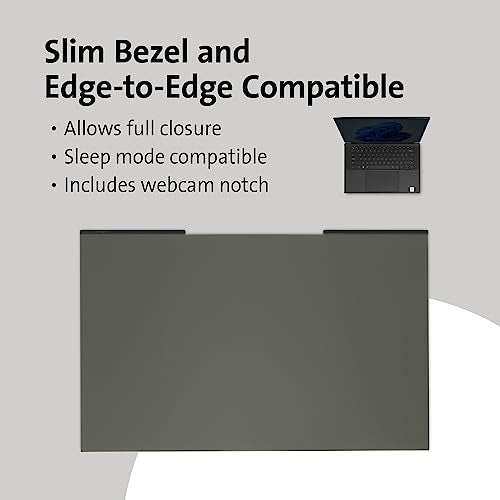 Kensington MagPro - Privacy Screen for Notebooks - 16:10 - Removable - Magnetic - 39.6 cm (15.6") - Black