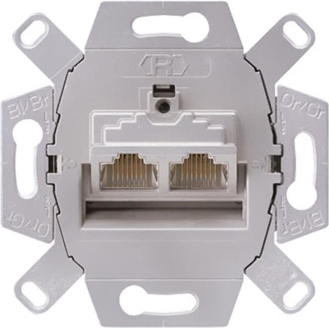 Jung UAE/IAE/ISDN Socket Insert LS 990, AS 500, CD 500, LS Design, A 500, A Creation (UAE8-8UPOK6)