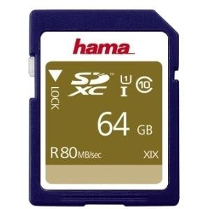 Hama Flash Memory Card 64GB UHS Class 1/ Class 10 SDXC UHS-I (00124136)