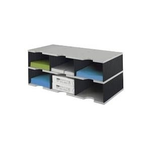 styrodoc trio File Storage Box Polystyrene Black - Grey 268-0322.98