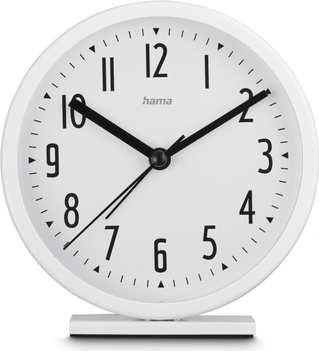 Hama Skye Alarm Clock Silent White 00222212
