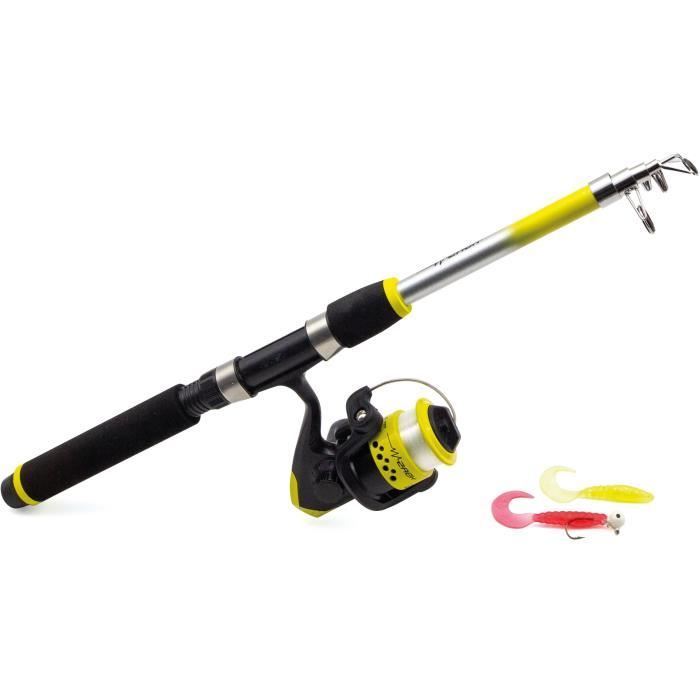 5-Piece Fishing Rod - Power 7-20 g - Front Drag Reel - Size 20 5-teilige