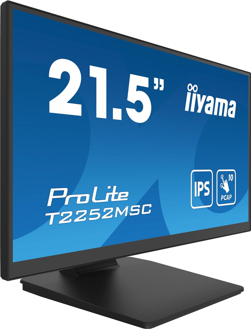 Iiyama ProLite T2252MSC-B2 - LED Monitor - 54.5 cm (21.5") - Touch - 1920 x 1080 Pixel - FHD - HDMI [Energy Class C]
