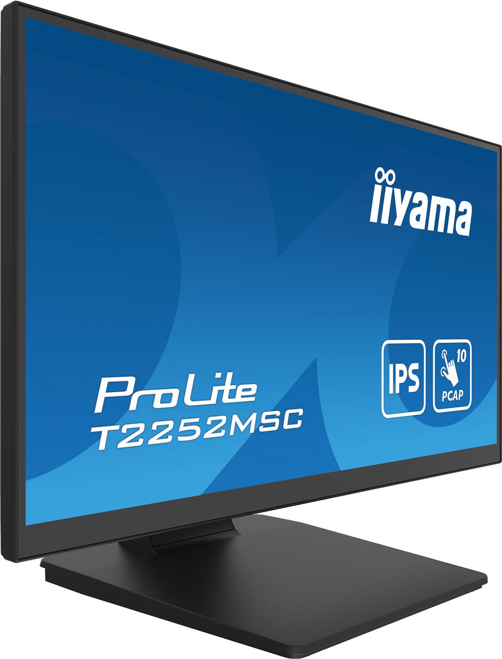 Iiyama ProLite T2252MSC-B2 - LED Monitor - 54.5 cm (21.5") - Touch - 1920 x 1080 Pixel - FHD - HDMI [Energy Class C]