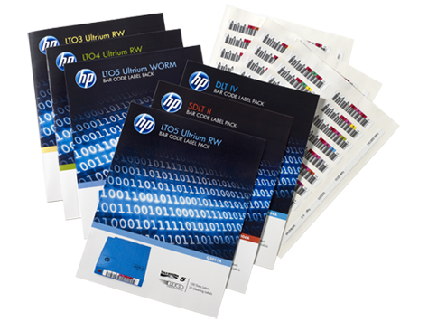Hewlett Packard Enterprise HPE RW Bar Code Label Pack Q2014A