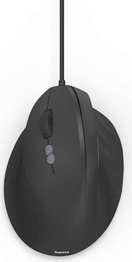 Hama Vertical Ergonomic Left-Handed Mouse ECM-500 L, Wired, Optical, SW (00173087)