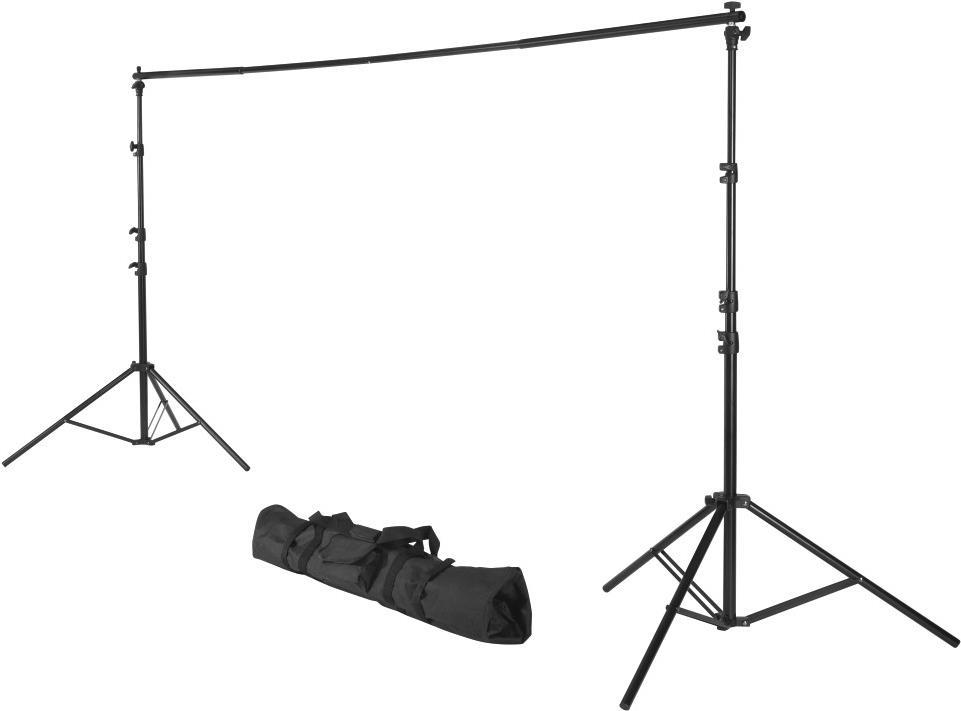 Hama Photo Backdrop System, Extendable 158-295 cm, Studio and On-the-Go Use (00021202)