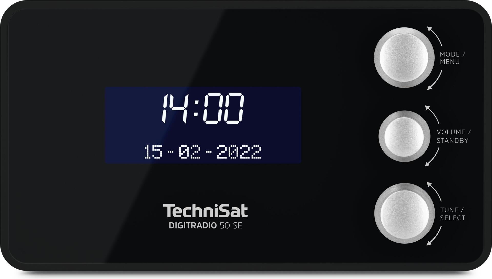 TechniSat DigitRadio 50 SE - Radio Clock - 1.5 Watts - Black (0000/3979)