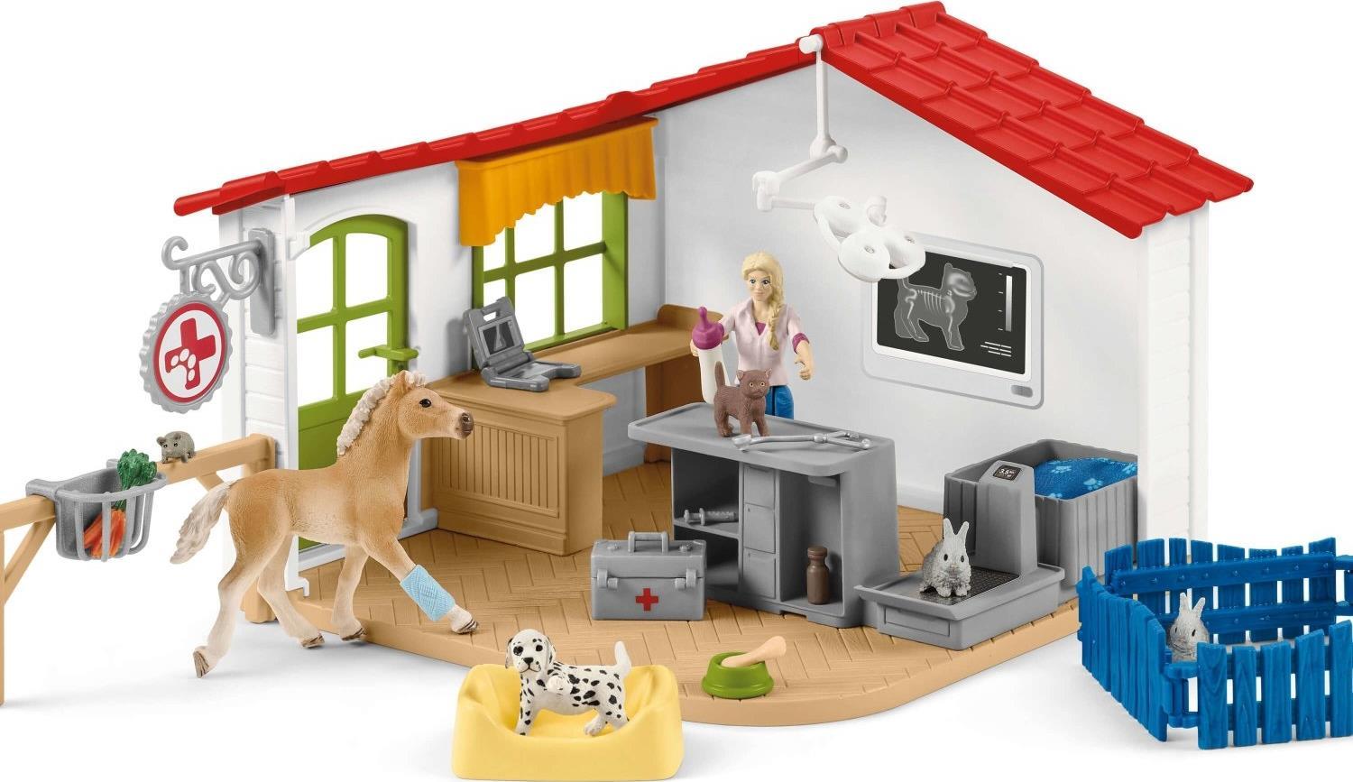 Schleich Veterinarian Practice with Pets (42502)