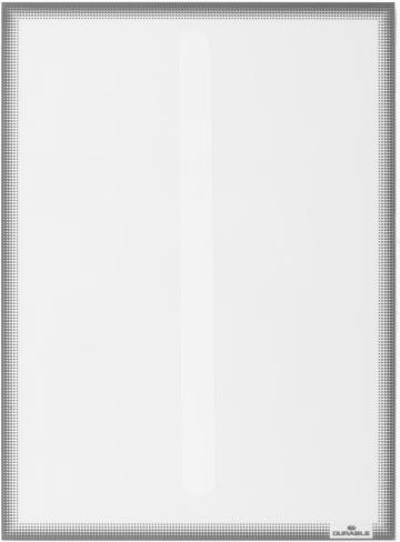 DURABLE A4 Info Pocket - Static Adhesive, Pack of 5,501457