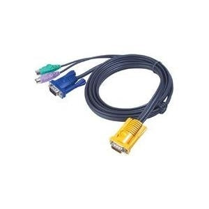 ATEN DIGITUS Octopus KVM Cable 15-pin (M) to PS/2 6-pin HD-15 (M) 3 m (2 L-5203P)