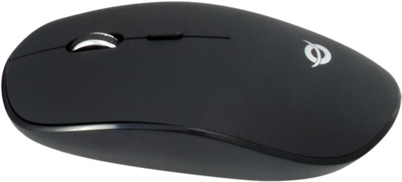 Conceptronic ORAZIO Wireless Keyboard and Mouse Set, 2.4 GHz, German, Black (ORAZIO01DE)
