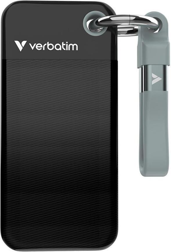 Verbatim Pocket SSD USB 3.2 1TB Black/Grey 32190